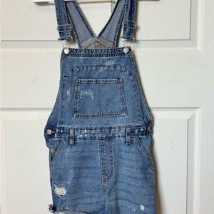 Denim Blue Womens Overalls